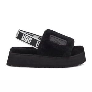 UGG Women's Disco Slide Black& White 8